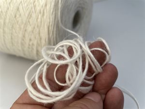 Sultano - drønlækker wool / silke / hør, candido, ca 1 kg